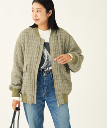 キルトジャガードブルゾン