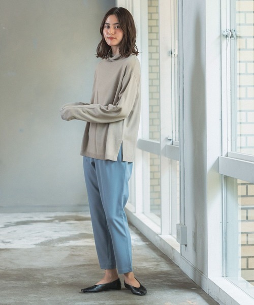 LEPSIM(レプシィム)の「【6つの嬉しい機能付き】ハタラク7DAYSテーパードパンツ 2022冬 281816(スラックス・レディース・レッド/グレイッシュベージュ/ブルー/ブラック/ブルーグリーン・SMALL/MEDIUM/LARGE/X-LARGE/X-SMALL)」の15枚目の写真