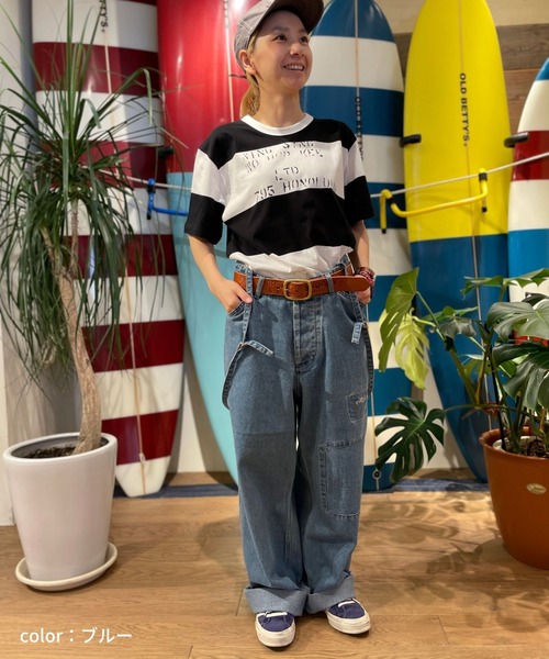GREEN BOWL（グリーンボウル）の「グリーンボウル【GREEN BOWL】Work Pants With Suspender(DENIM)（デニムパンツ・メンズ・インディゴブルー/ブルー・FREE）」の9枚目の写真