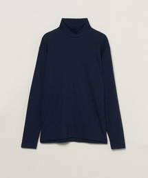 three dots（スリードッツ）の「オーガニックコットン タートルネック（Tシャツ/カットソー）」