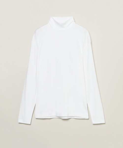 three dots（スリードッツ）の「オーガニックコットン タートルネック（Tシャツ/カットソー・メンズ・ホワイト/ブラック/ネイビー・SMALL/MEDIUM/LARGE/X-LARGE）」の14枚目の写真