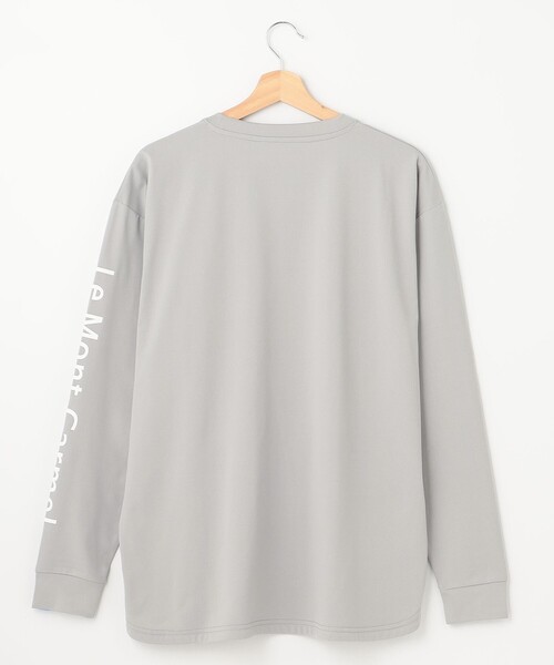 SHARE PARK（シェアパーク）の「【UNISEX】吸水速乾 ショルダーロゴロングスリーブTシャツ（L・XLサイズ）（Tシャツ/カットソー・メンズ・ホワイト系/グレー系/ネイビー系/ブラック系・LARGE/X-LARGE）」の17枚目の写真