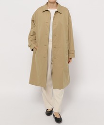 ボアベスト付きステンカラーコート