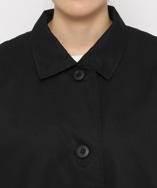 studio CLIP(スタディオクリップ)の「ボアベスト付きステンカラーコート(ステンカラーコート・レディース・ブラック/ベージュ/カーキ・FREE)」の7枚目の写真