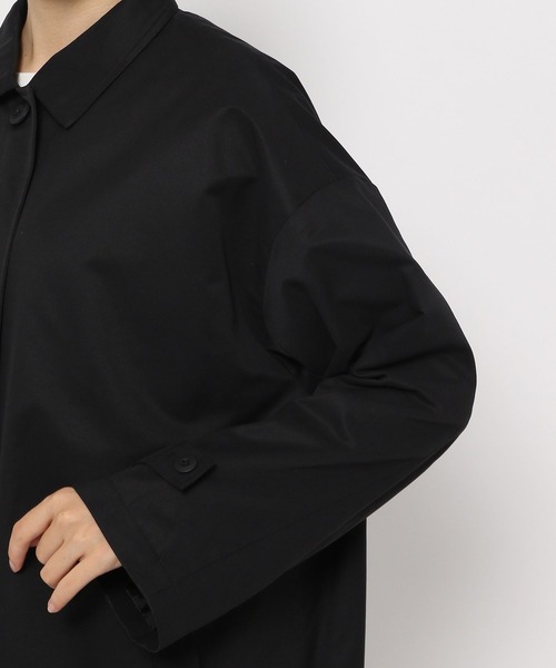 studio CLIP(スタディオクリップ)の「ボアベスト付きステンカラーコート(ステンカラーコート・レディース・ブラック/ベージュ/カーキ・FREE)」の9枚目の写真