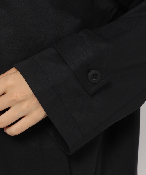 studio CLIP(スタディオクリップ)の「ボアベスト付きステンカラーコート(ステンカラーコート・レディース・ブラック/ベージュ/カーキ・FREE)」の10枚目の写真