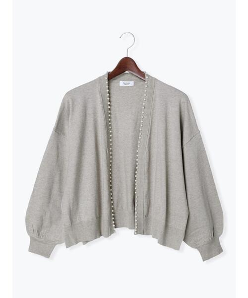 Te chichi TERRASSE(テチチテラス)の「パールボタントッパーカーディガン(カーディガン/ボレロ・レディース・ネイビー/グレー/オフホワイト・フリ-)」の22枚目の写真