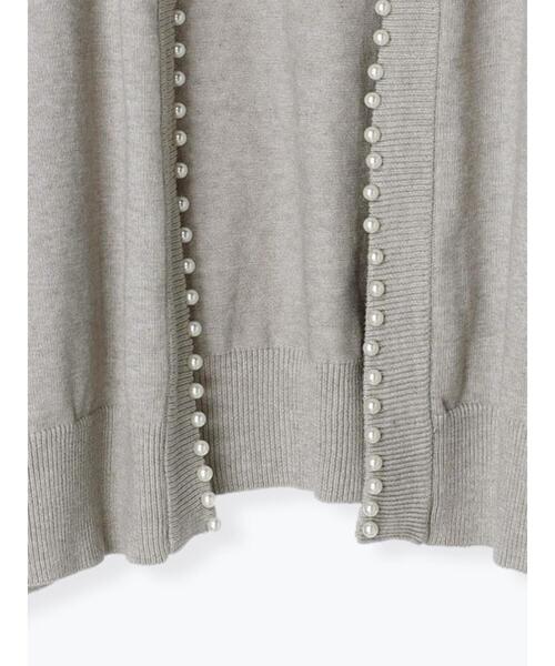 Te chichi TERRASSE(テチチテラス)の「パールボタントッパーカーディガン(カーディガン/ボレロ・レディース・ネイビー/グレー/オフホワイト・フリ-)」の18枚目の写真