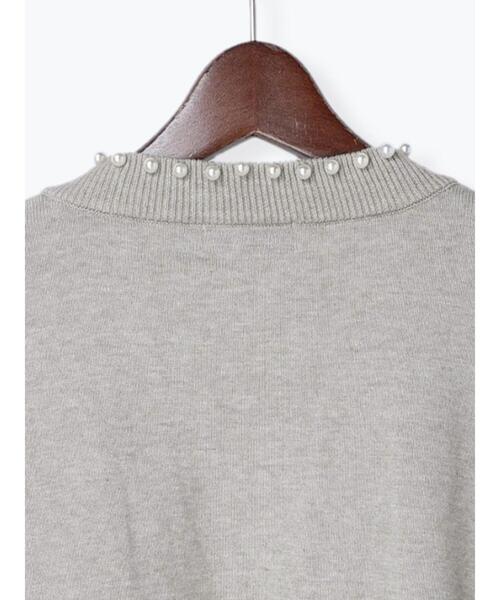 Te chichi TERRASSE(テチチテラス)の「パールボタントッパーカーディガン(カーディガン/ボレロ・レディース・ネイビー/グレー/オフホワイト・フリ-)」の17枚目の写真