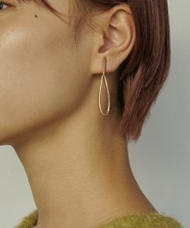 GOLDY | クロッシング オーバル イヤリング(イヤリング)