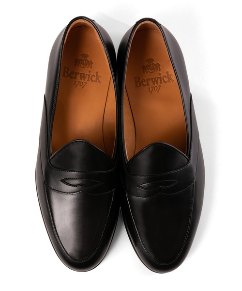 Berwick 4952 ブラック 40 Berwick1707（バーウィック）の「Berwick バーウィック ローファー