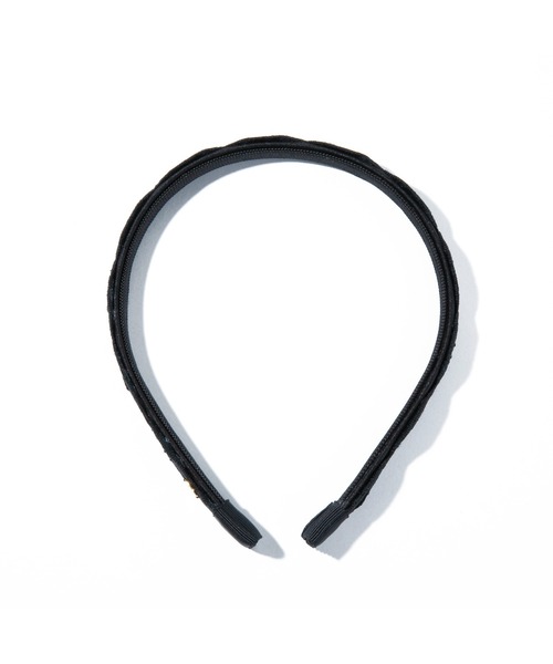 IRIS47(イリスフォーセブン)の「【IRIS 47】wave head band HB31 ※(カチューシャ・レディース・ブラック・FREE)」の2枚目の写真