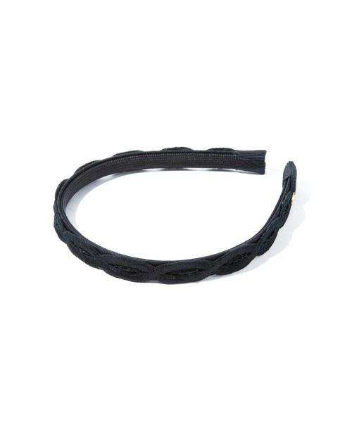 IRIS47(イリスフォーセブン)の「【IRIS 47】wave head band HB31 ※(カチューシャ・レディース・ブラック・FREE)」の3枚目の写真