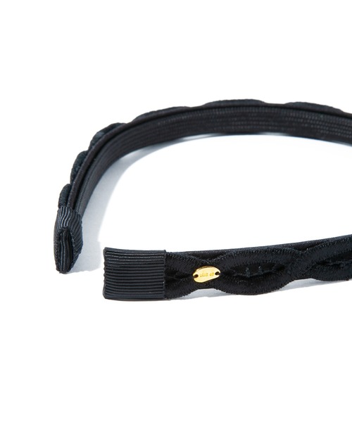 IRIS47(イリスフォーセブン)の「【IRIS 47】wave head band HB31 ※(カチューシャ・レディース・ブラック・FREE)」の4枚目の写真