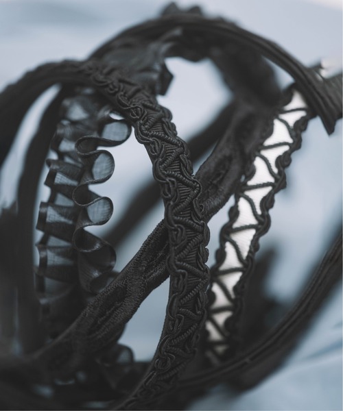 IRIS47(イリスフォーセブン)の「【IRIS 47】wave head band HB31 ※(カチューシャ・レディース・ブラック・FREE)」の8枚目の写真