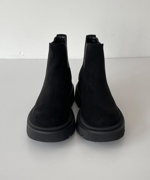 CANAL JEAN(キャナルジーン)の「El mar(エルマール) フェイクスウェードサイドゴアショートブーツ(ブーツ・レディース・ブラック/ブラウン・23.5/24/24.5)」の10枚目の写真