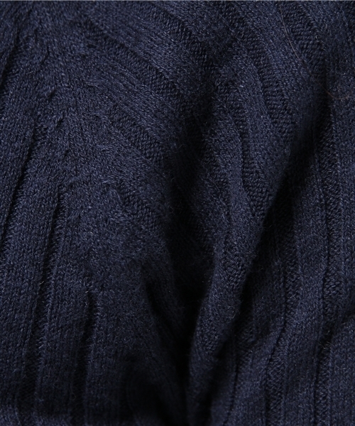 B:MING by BEAMS（ビーミングバイビームス）の「ビーミング by ビームス / リブニットプルオーバー（ニット/セーター・レディース・ホワイト/ネイビー・ONE SIZE）」の9枚目の写真