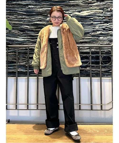 Lee(リー)の「【Lee】OVERALL(サロペット/オーバーオール・レディース・ブラック・S/M)」の13枚目の写真
