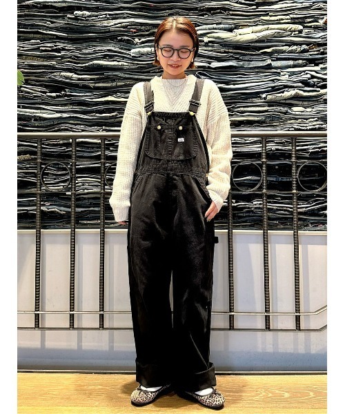 Lee(リー)の「【Lee】OVERALL(サロペット/オーバーオール・レディース・ブラック・S/M)」の14枚目の写真