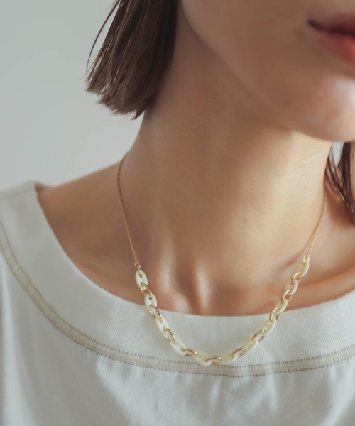 rapiecage（ラピエサージュ）の「オールドストック ブタバナチェーンネックレス（ネックレス・レディース・ゴールド・FREE）」の8枚目の写真