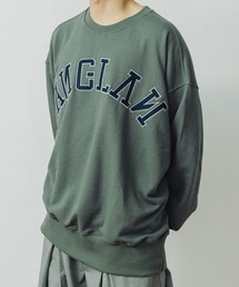 ANGLAN | AG-Applique Big Logo Sweat Shirt/アングラン アップリケ ビッグ ロゴ スウェットシャツ(スウェット)
