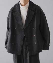 epnok | ウールライクダブルテーラードブルゾン(ブルゾン)