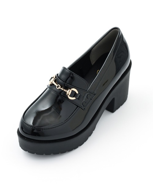 Honeys（ハニーズ）の「ビット付厚底ローファー（ローファー・レディース・ブラック系その他2/ブラック系その他・L/M/S）」の13枚目の写真