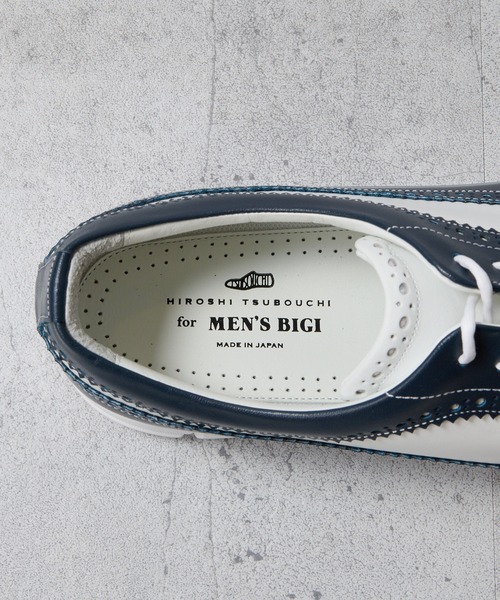 MEN'S BIGI(メンズビギ)の「【HIROSHI TSUBOUCHI】ウイングチップシューズ(ローファー・メンズ・ブルー系その他/ネイビー/ホワイト・01/02/03)」の8枚目の写真