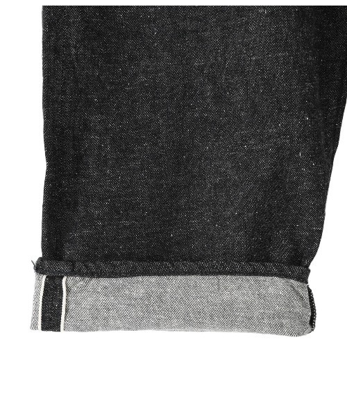 GOLD（ゴールド）の「東洋エンタープライズ GOLD / ゴールド：RECYCLED WASTE SUVIN COTTON YARN 11oz. DENIM 5POCKET WIDE PANTS：22B-GL42320[MUS]（デニムパンツ・メンズ・ネイビー/ブラック・S/M/L）」の12枚目の写真
