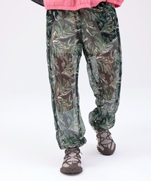 リサイクルポリエステル メッシュパンツ PRINT ECO  MESH OVER PANTS