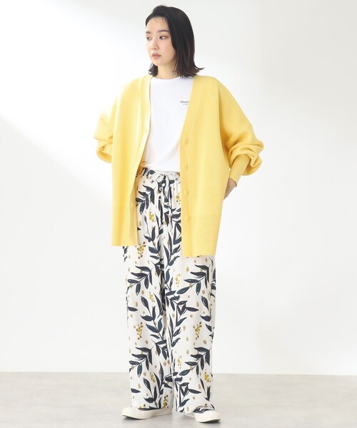 THE SHOP TK （ザ ショップ ティーケー ）の「◆【着回し◎/ヒップが隠れる丈/洗える】ミドルカーディガン（カーディガン/ボレロ・レディース・ライトベージュ/ライトパープル/イエロー・11/12/13）」の12枚目の写真