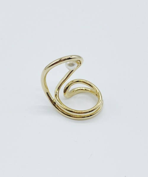 iso（イソ）の「ポイントパールカーブラインボリュームリング（リング・レディース・ゴールド/シルバー・FREE）」の20枚目の写真