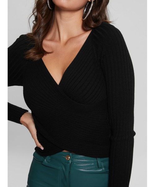 Guess（ゲス）の「Eco Sabine Sweater Top（ニット/セーター・レディース・ピンク/クリーム/ブラック・X-SMALL/SMALL/MEDIUM）」の7枚目の写真