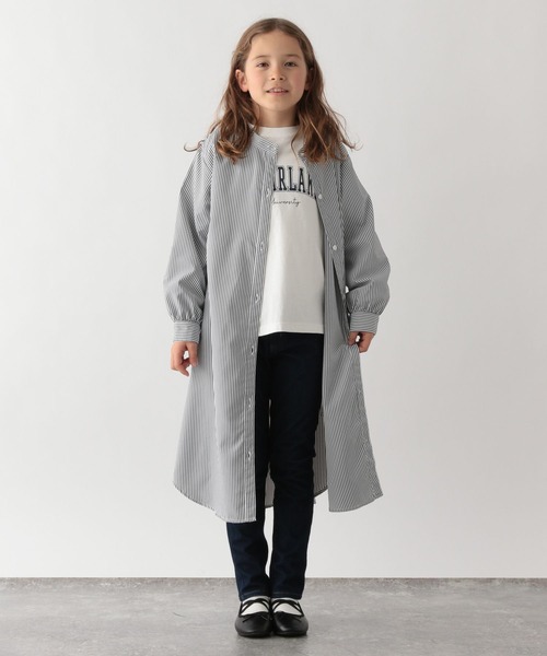 GLOBAL WORK（グローバルワーク）の「ニットベストセットシャツワンピース/174433（ワンピース・キッズ・ベージュ/アイボリー・150cm/130cm/110cm/140cm/100cm/160cm/120cm）」の6枚目の写真