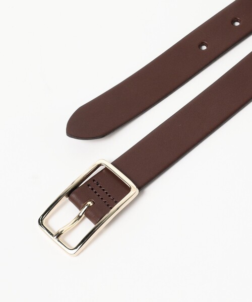 Ray BEAMS(レイビームス)の「Ray BEAMS / 25mm レザー ベルト(ベルト・レディース・ブラック/ダークブラウン・ONE SIZE)」の8枚目の写真