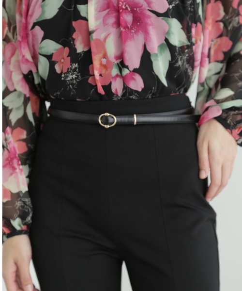 JILL STUART(ジルスチュアート)の「◆ハーフトップベルト(ベルト・レディース・ブラック/ブラウン・フリ-)」の2枚目の写真
