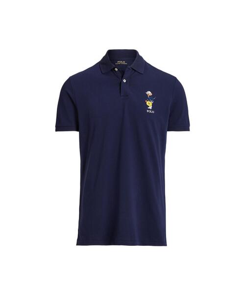 POLO RALPH LAUREN（ポロ ラルフ ローレン）の「カスタム スリム パフォーマンス ベア ポロシャツ（ポロシャツ・メンズ・ネイビー系1・M/S/XL/XS/L）」の2枚目の写真