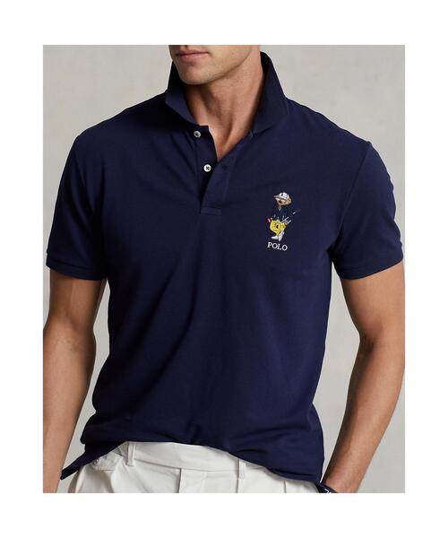 POLO RALPH LAUREN（ポロ ラルフ ローレン）の「カスタム スリム パフォーマンス ベア ポロシャツ（ポロシャツ・メンズ・ネイビー系1・M/S/XL/XS/L）」の5枚目の写真
