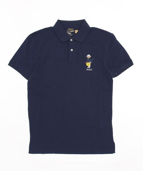 POLO RALPH LAUREN（ポロ ラルフ ローレン）の「カスタム スリム パフォーマンス ベア ポロシャツ（ポロシャツ・メンズ・ネイビー系1・M/S/XL/XS/L）」の6枚目の写真