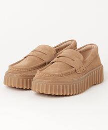 Clarks スニーカー ライト ピンク ローファー プラットフォーム Clarks スニーカー ライト ピンク ローファー プラットフォーム
