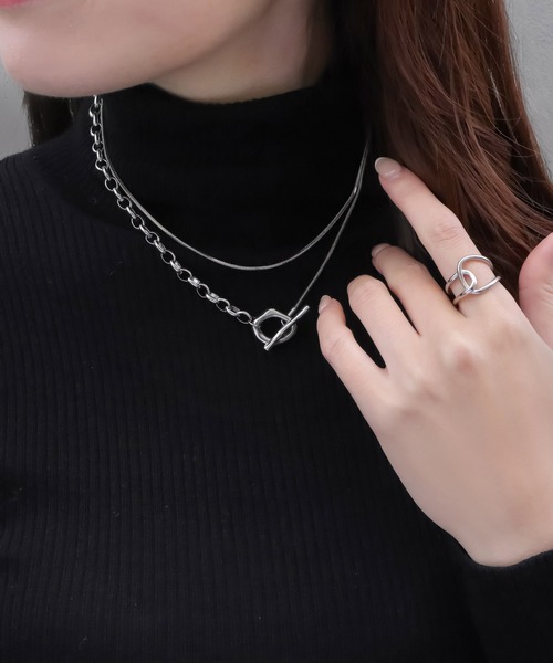 blackdia ocean（ブラックダイヤオーシャン）の「blackdia ocean フィットクロスリング（リング・レディース・シルバー/ゴールド・11号/13号/16号）」の17枚目の写真