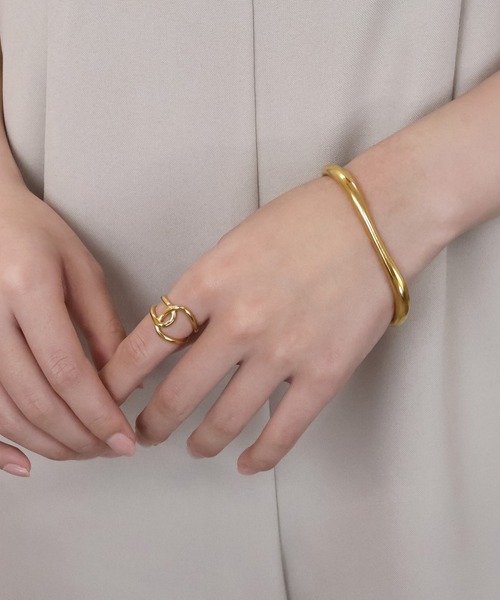 blackdia ocean（ブラックダイヤオーシャン）の「blackdia ocean フィットクロスリング（リング・レディース・シルバー/ゴールド・11号/13号/16号）」の9枚目の写真