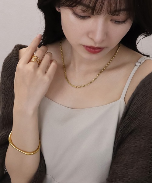 blackdia ocean（ブラックダイヤオーシャン）の「blackdia ocean フィットクロスリング（リング・レディース・シルバー/ゴールド・11号/13号/16号）」の11枚目の写真