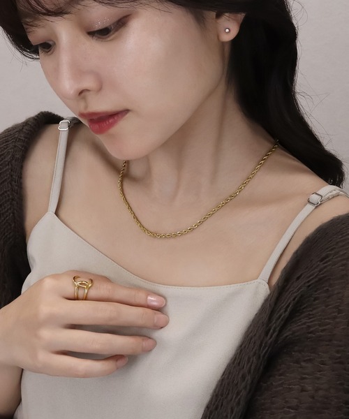 blackdia ocean（ブラックダイヤオーシャン）の「blackdia ocean フィットクロスリング（リング・レディース・シルバー/ゴールド・11号/13号/16号）」の12枚目の写真