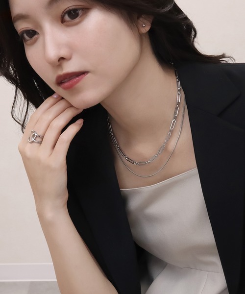 blackdia ocean（ブラックダイヤオーシャン）の「blackdia ocean フィットクロスリング（リング・レディース・シルバー/ゴールド・11号/13号/16号）」の13枚目の写真