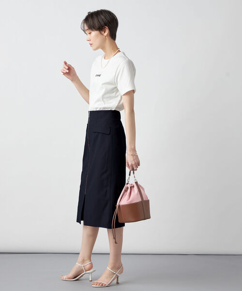 ノーリーズ NOLLEY'S sophi/ オックスジップタイトスカート　新品 NOLLEY'S Sophi（ノーリーズソフィ）の「オックスジップタイト