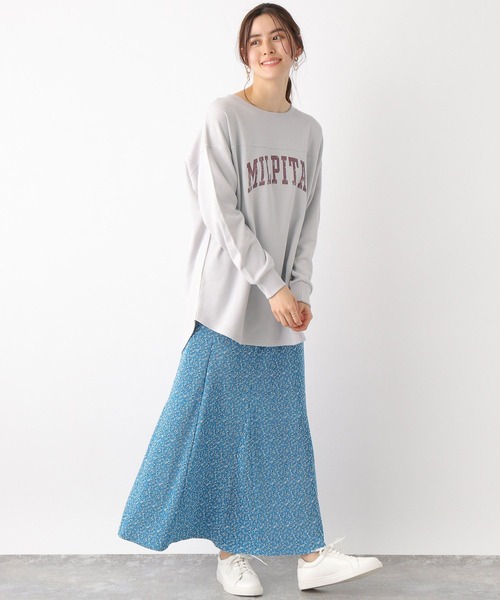 LEPSIM（レプシィム）の「チュニックロゴスウェット　185910（Tシャツ/カットソー・レディース・ライトグレー/ライトブルー/グレー/オレンジ・FREE）」の15枚目の写真