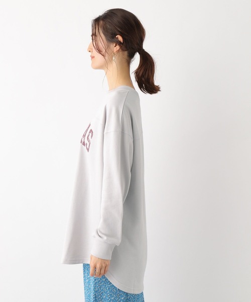 LEPSIM（レプシィム）の「チュニックロゴスウェット　185910（Tシャツ/カットソー・レディース・ライトグレー/ライトブルー/グレー/オレンジ・FREE）」の19枚目の写真