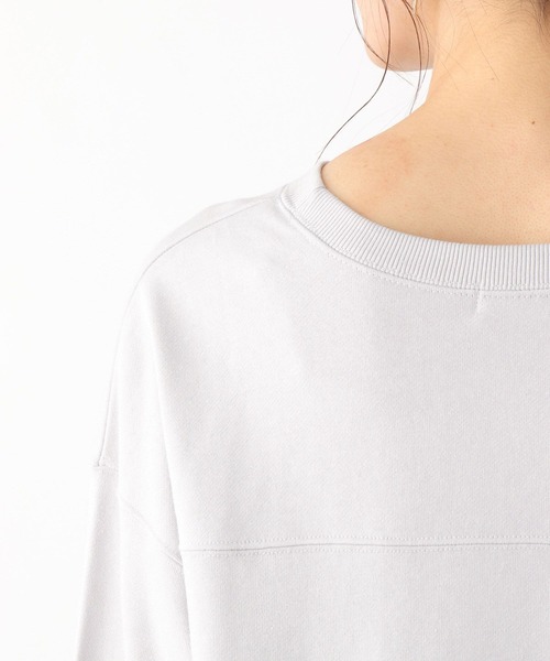 LEPSIM（レプシィム）の「チュニックロゴスウェット　185910（Tシャツ/カットソー・レディース・ライトグレー/ライトブルー/グレー/オレンジ・FREE）」の10枚目の写真