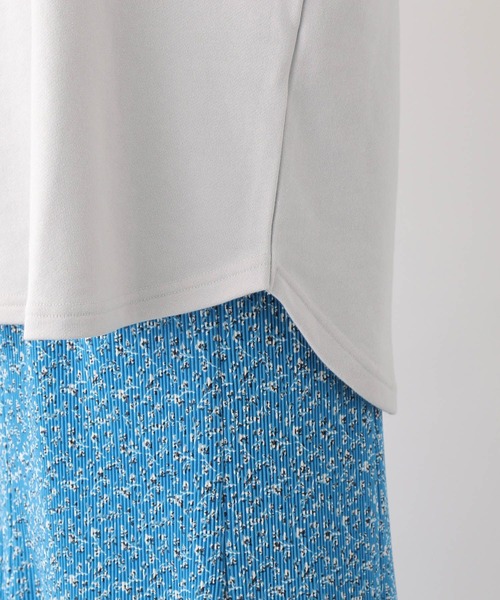 LEPSIM（レプシィム）の「チュニックロゴスウェット　185910（Tシャツ/カットソー・レディース・ライトグレー/ライトブルー/グレー/オレンジ・FREE）」の8枚目の写真